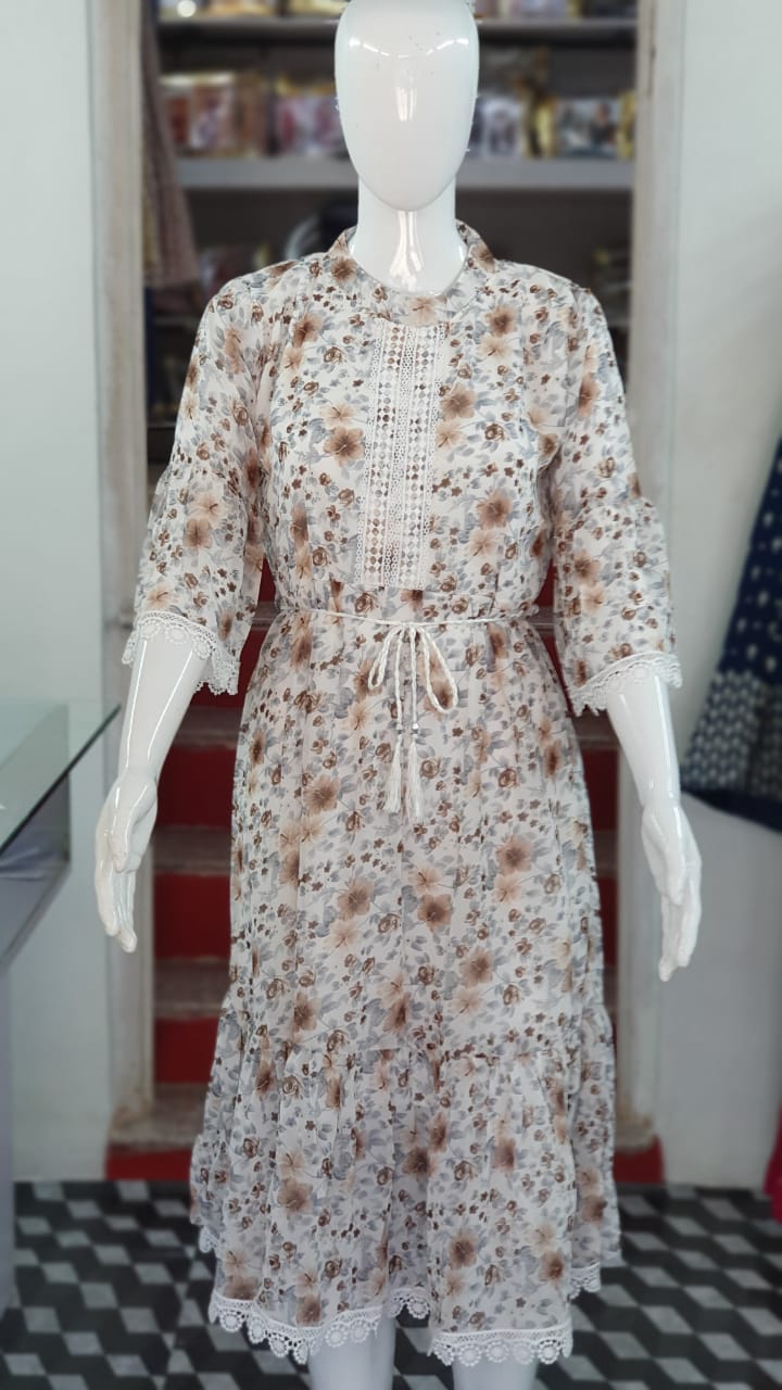 Ff 4025 Fancy Party Wear Wholesale Western Wear Frock Catalog
